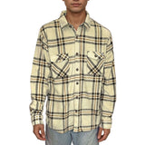 Edge Mens Peak Polar Fleece Shirts in stone