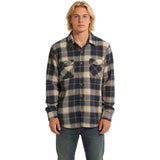 Edge Mens Montano Polar Fleece Shirts in navy
