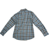 Edge Mens Westerly Flannel Shirts in Blue