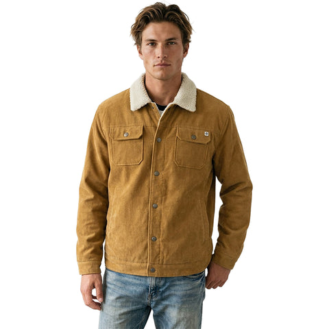 Edge Mens Highland Jackets in dark khaki