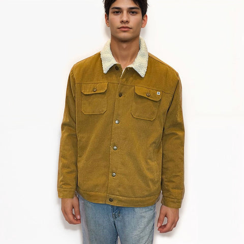 Edge Mens Highland Jackets in dark khaki