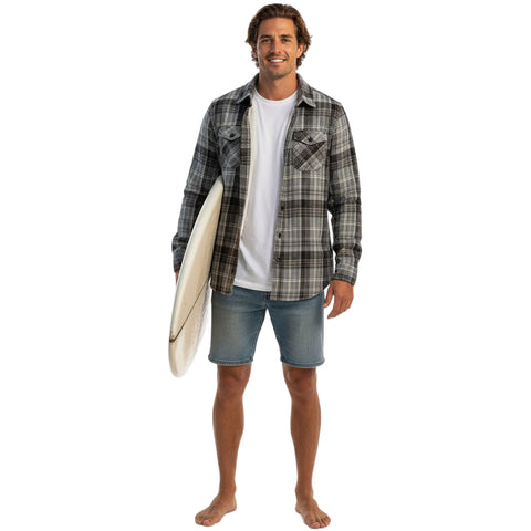 Edge Mens Spruce Jackets in Heather Grey