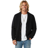 Edge Mens Clifton Sweaters in black heather