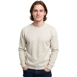 Edge Mens Sea Isle Sweaters in Natural