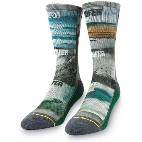 Merge4 Mens Classic Crew Socks in Surfer