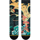 Merge4 Classic Crew Socks in birds and Medium