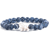 Fahlo unisex Lion Bracelet in river blue