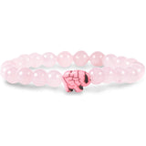 Fahlo unisex Elephant Bracelet in kenya orchid pink