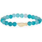 Fahlo unisex Seal Bracelet in aqua blue