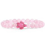 Fahlo Sea Turtle Bracelet in coral reef pink