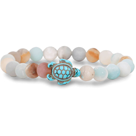 Fahlo Sea Turtle Bracelet in sky stone