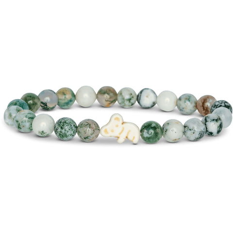 Fahlo unisex Koala Bracelet in Eucalyptus Green