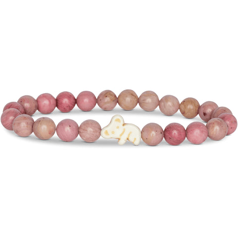 Fahlo unisex Koala Bracelet in Wildflower Pink