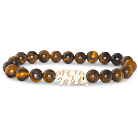 Fahlo Tiger Bracelet in tigers eye
