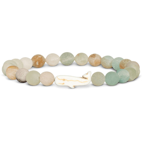 Fahlo unisex Whale Shark Bracelet in sky stone