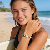 Fahlo unisex Wolf Bracelet in Woodland Green