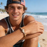 Fahlo unisex Wolf Bracelet in Moon