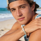 Fahlo unisex Wolf Bracelet in Sky Stone