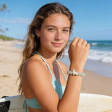 Fahlo unisex Wolf Bracelet in Sky Stone