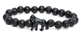 Fahlo unisex Gorilla Bracelet in blackout