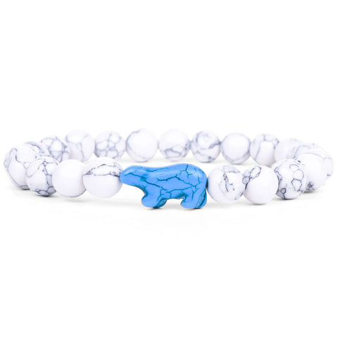 Fahlo Polar Bear Bracelet in arctic white
