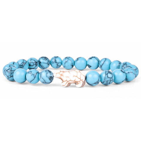 Fahlo unisex Polar Bear Bracelet in glacier blue
