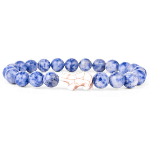 Fahlo unisex Polar Bear Bracelet in igloo blue
