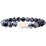 Fahlo unisex Polar Bear Bracelet in papillae stone