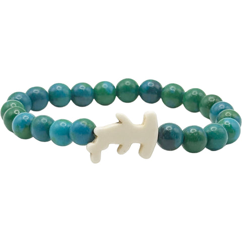 Fahlo unisex Shark Week Bracelet in marina