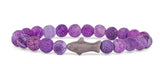 Fahlo unisex Shark Bracelet in coral reef violet