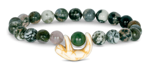 Fahlo unisex Sloth Bracelet in rainforest green