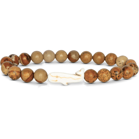 Fahlo unisex Whale Bracelet in Dune