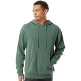 Edge Wave Wash Hooded Sweatshirts in washed green