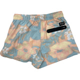Edge Womens Repeater Volley Shorts in aqua