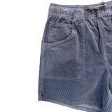 Edge Womens Kinsley Cord Shorts in Pewter