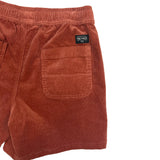 Edge Womens Cord Shorts in redrock