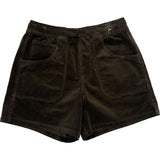 Edge Womens Kinsley Cord Shorts in walnut