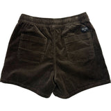 Edge Womens Kinsley Cord Shorts in walnut