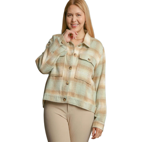 Umgee Womens Lori Jackets in Pistachio