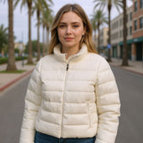 Edge Womens Spinnaker Puffer Jackets in white
