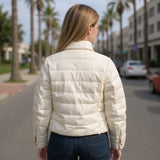 Edge Womens Spinnaker Puffer Jackets in white