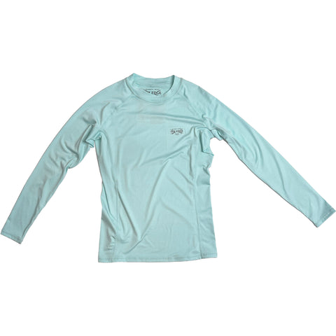 Edge Womens Nimbus L/S Tech Tops in surf