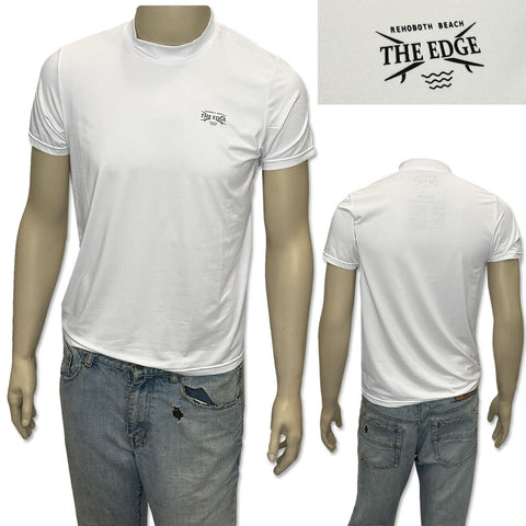 Edge Mens Tropos Tech Tops in white