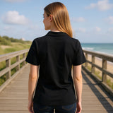 Edge Womens Cumulus Polo Tops in Black