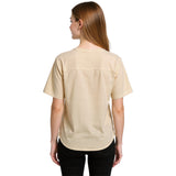 Edge Womens Life Woven Shirts in off white