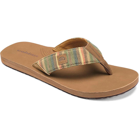 Cobian Mens Zarape Campo Sandals in tan