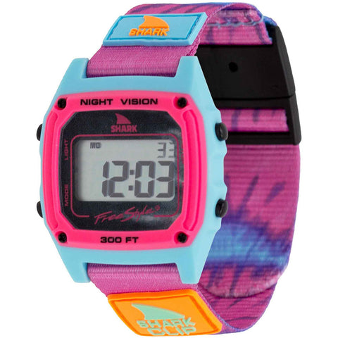 Freestyle Shark Classic Clip Watches in pink and tie dye