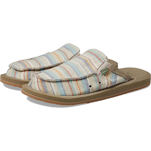 Sanuk Mens You Got My Back ST Blanket Shoes in Sand multi