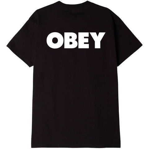Obey Mens Bold T-Shirts in black