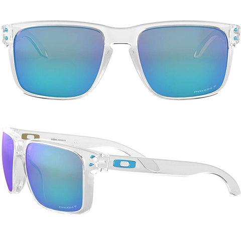 Oakley Holbrook XL Sunglasses in polished clear and Prizm sapphire iridium